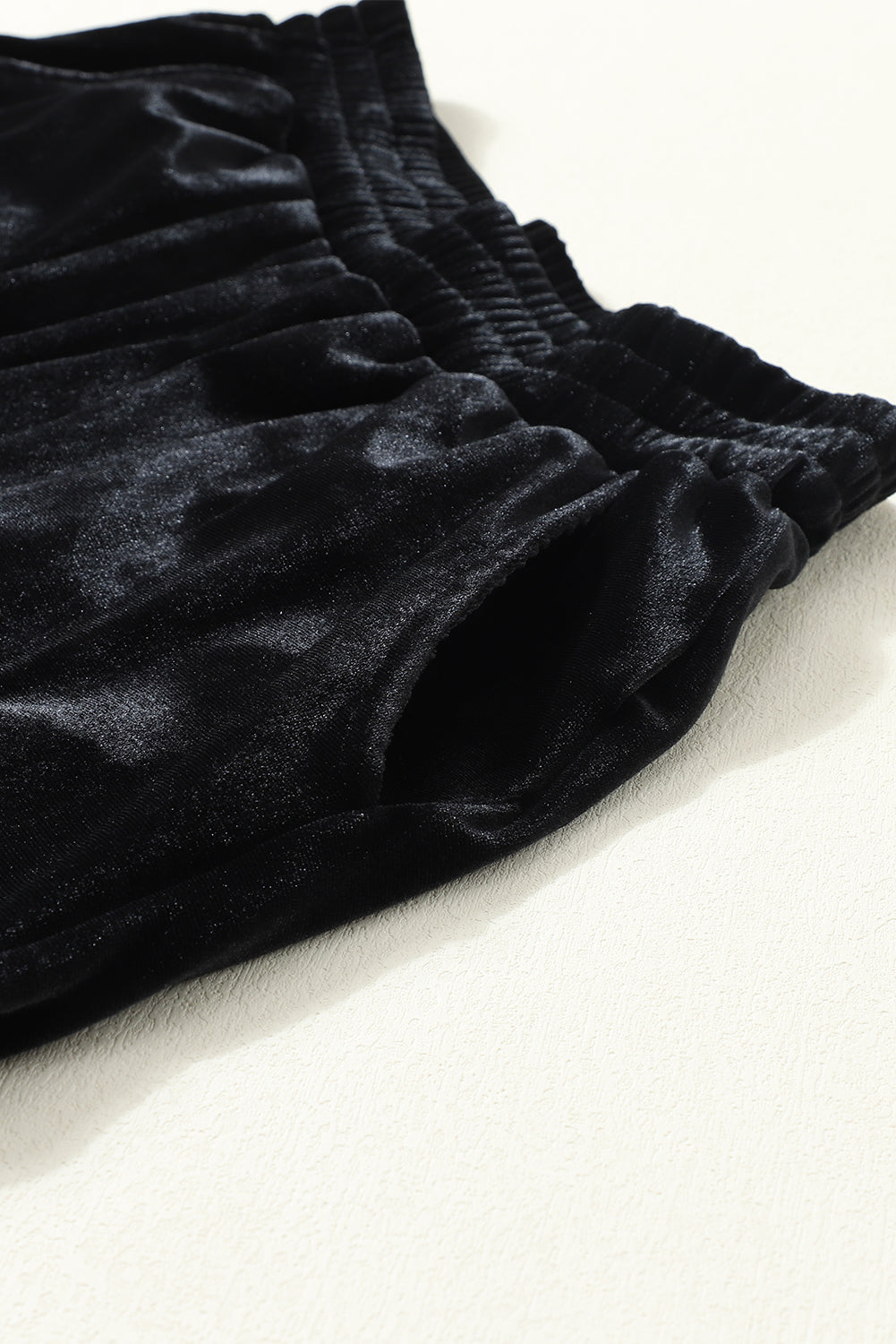 Oh So Smooth! Black Velvet Pants