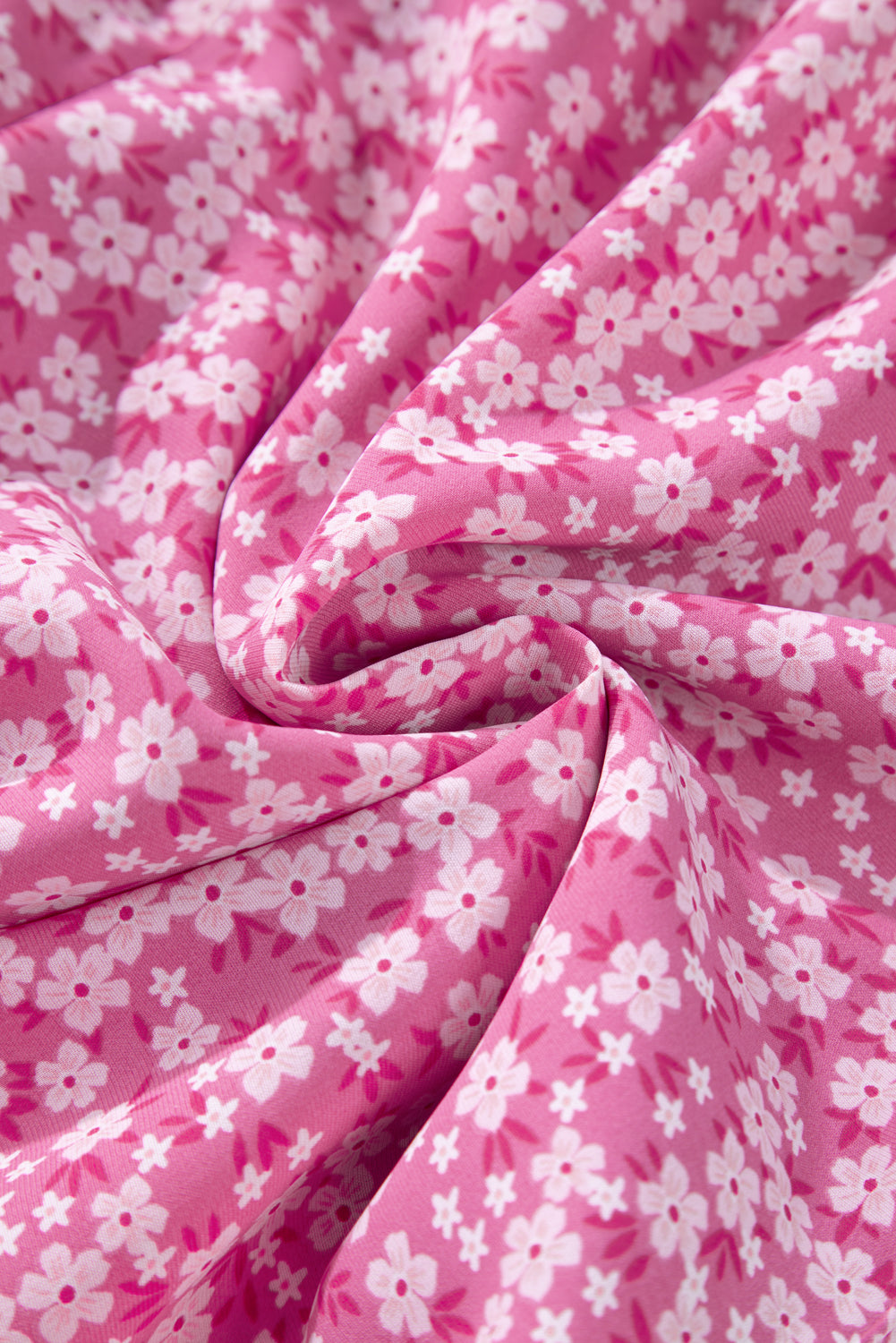 Smocked Bodice Wide Leg Floral Jumpsuit