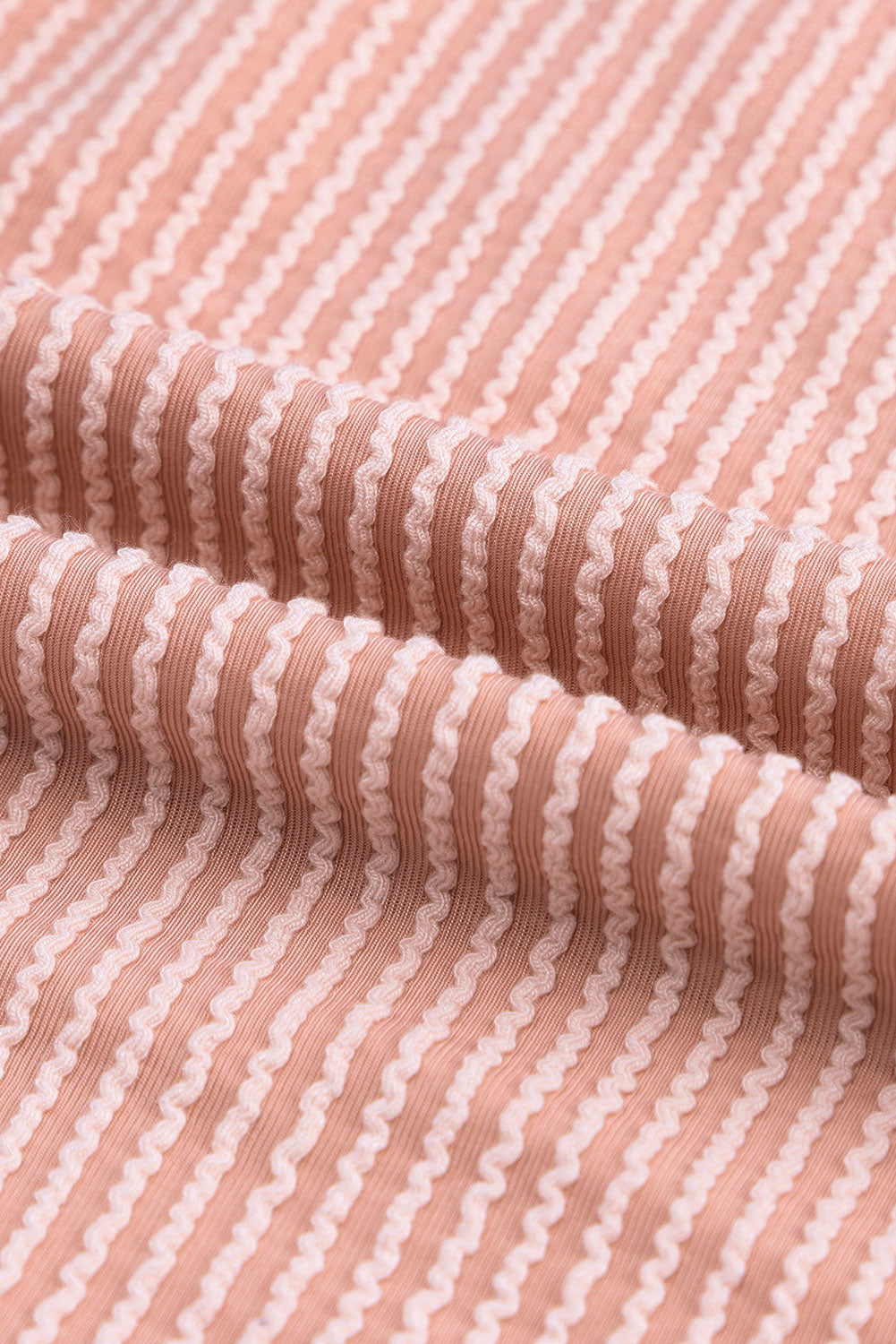 Color Block Ribbed Loose Long Sleeve Top
