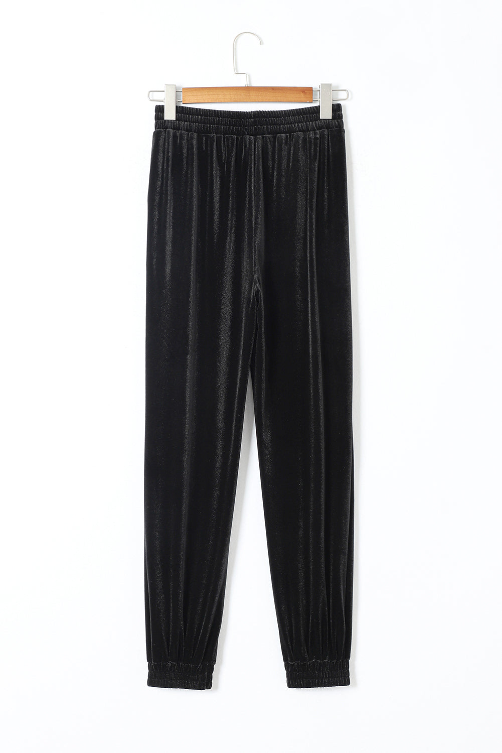 Oh So Smooth! Black Velvet Pants