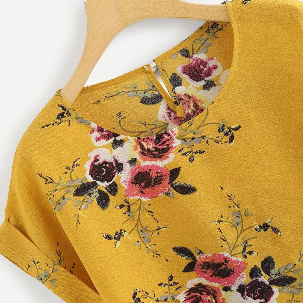 Floral Print Blouse
