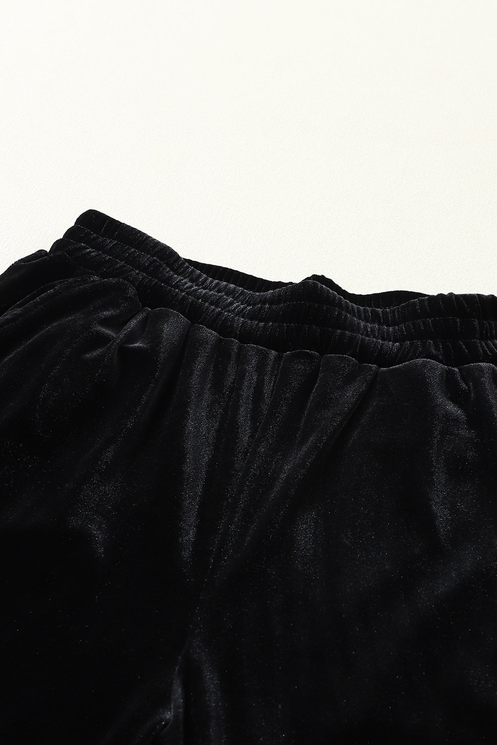 Oh So Smooth! Black Velvet Pants