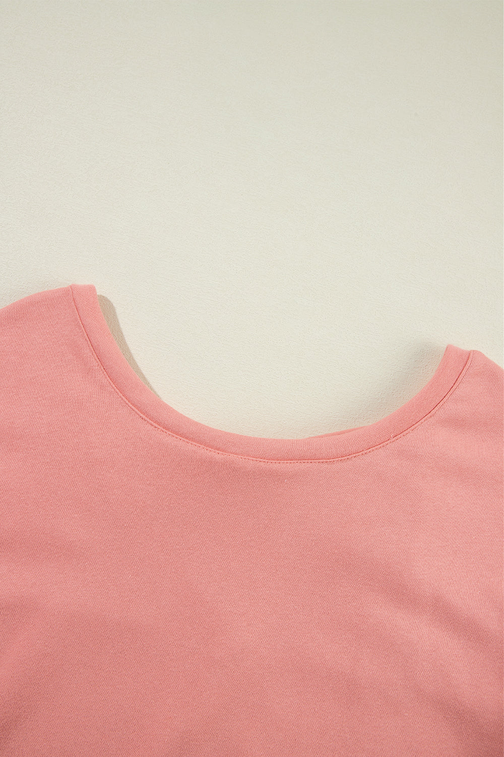 Bowknot Round Neck Sweatshirt