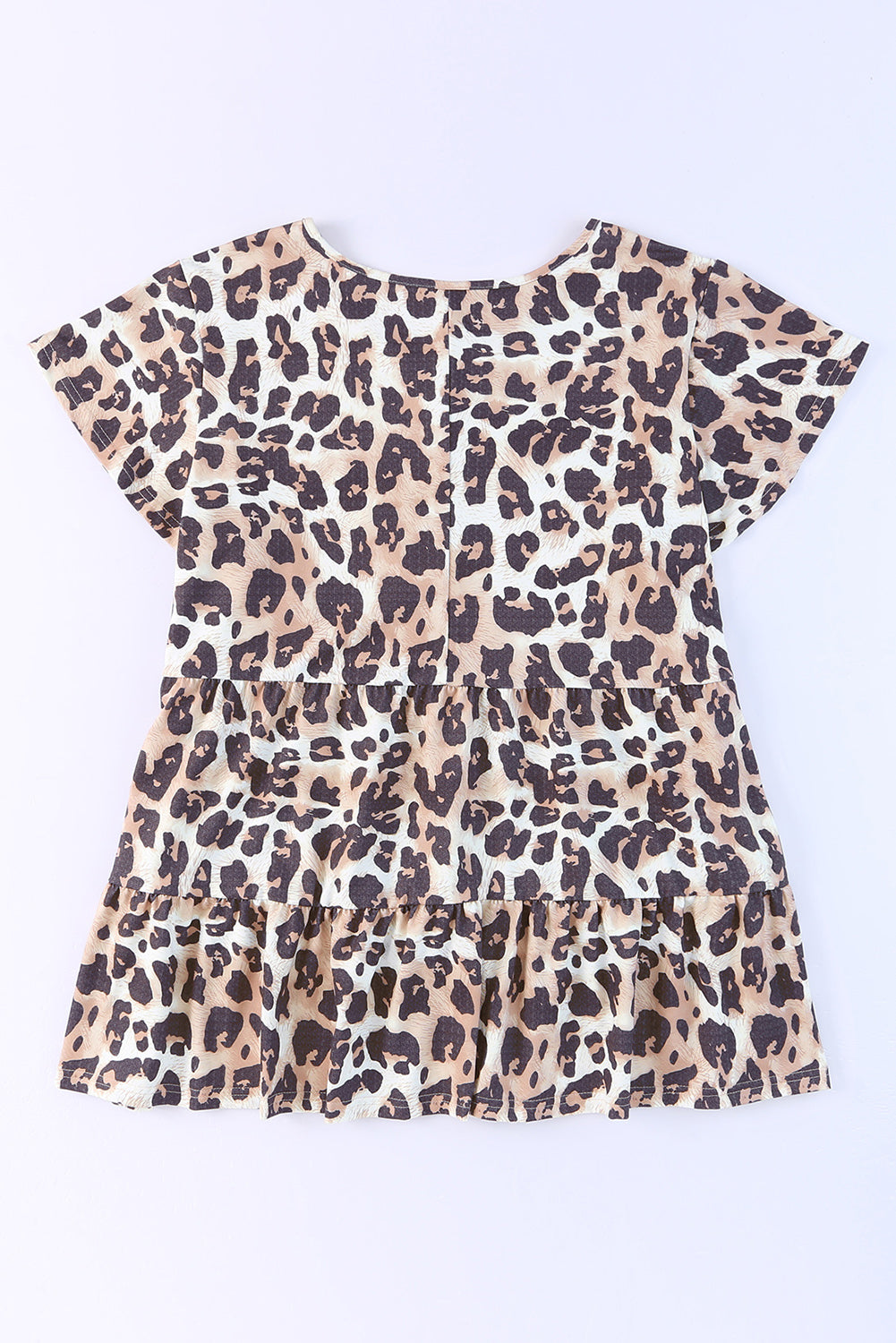 Leopard Round Neck Blouse