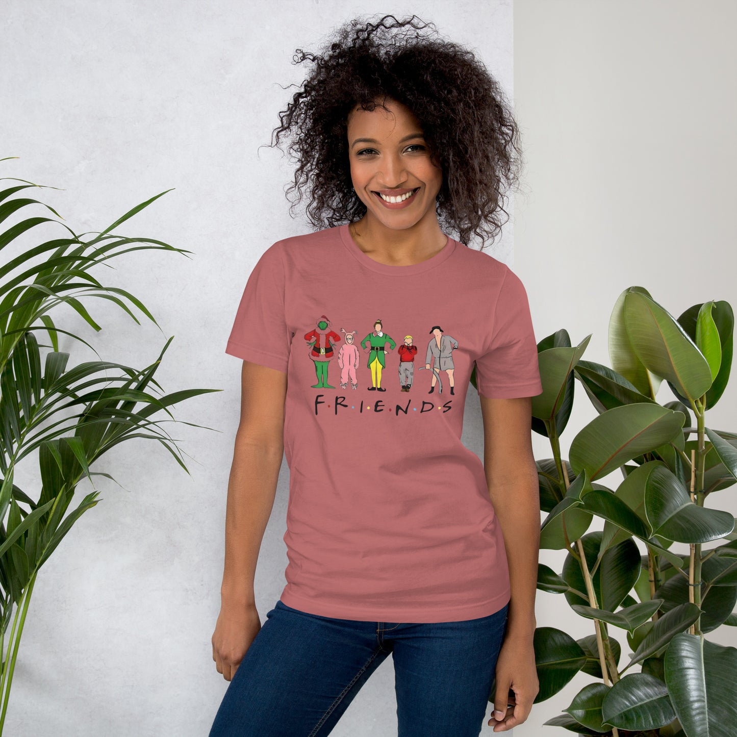 Christmas Friends Unisex t-shirt