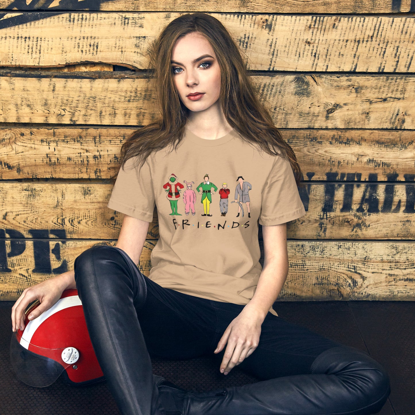 Christmas Friends Unisex t-shirt