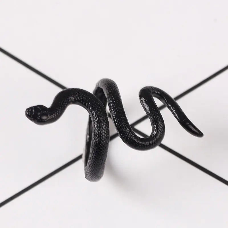 Punk Goth Snake Ring