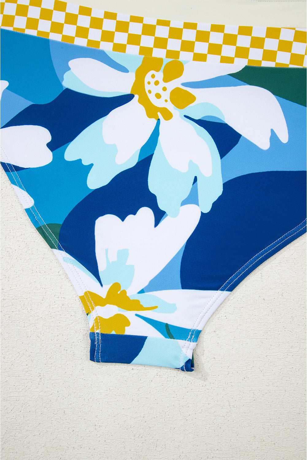 Floral Print Racerback Cutout High Waist 2pcs Bikini