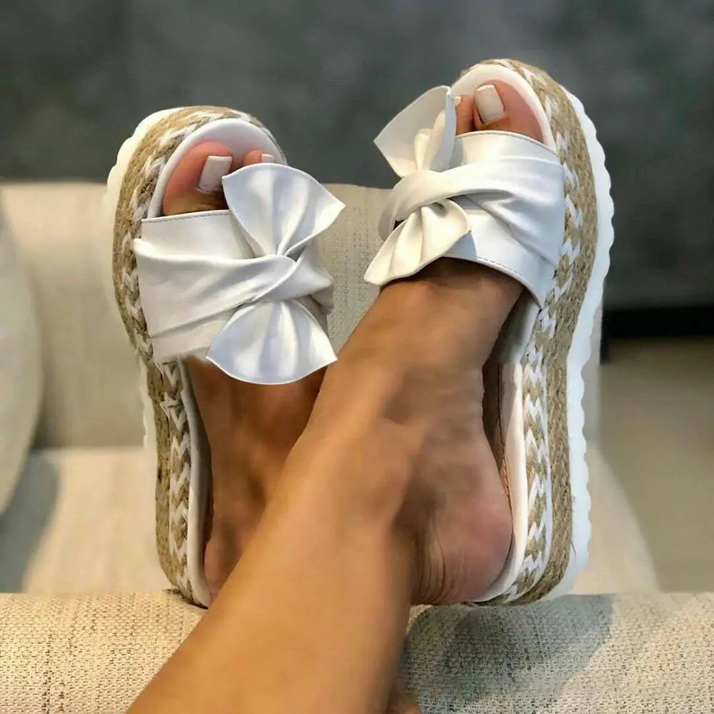 Bowtie Women's Platform Sandals