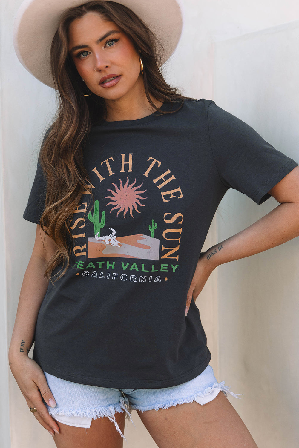 RISE WITH THE SUN Graphic Tee