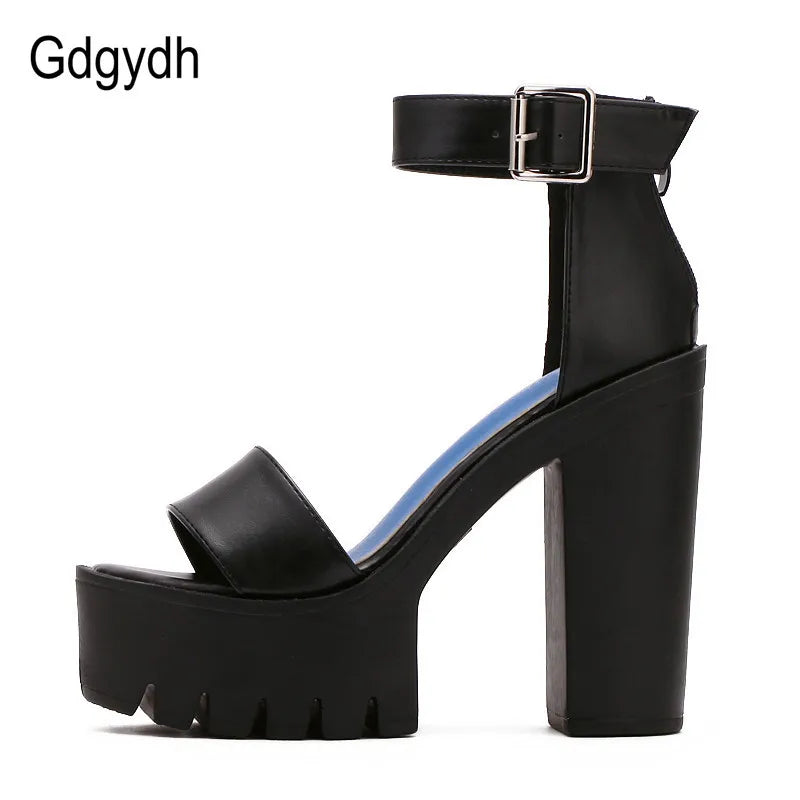 Ankle Strap Platform Pumps