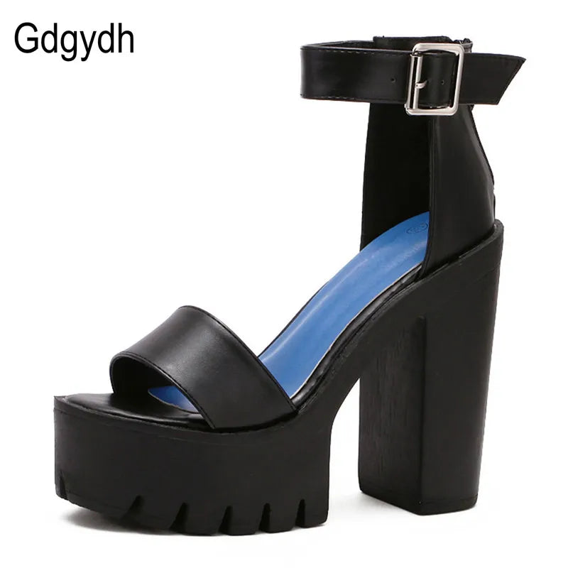 Ankle Strap Platform Pumps