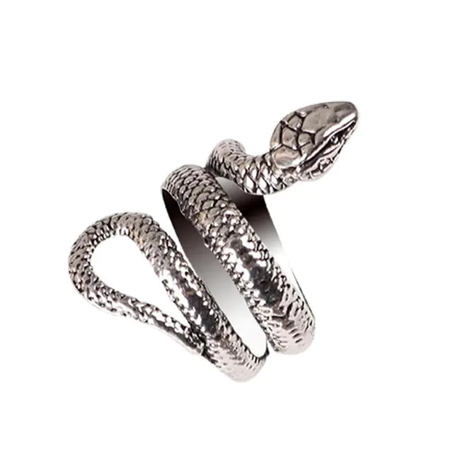 Punk Goth Snake Ring