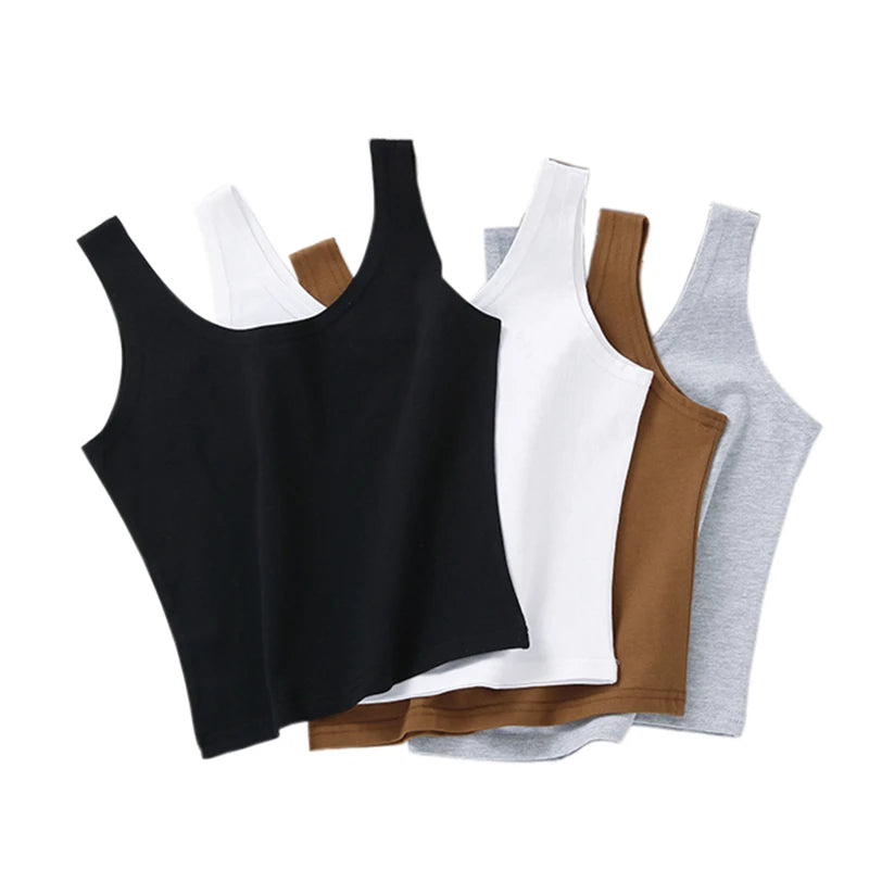 Candy Colour Crop Tops