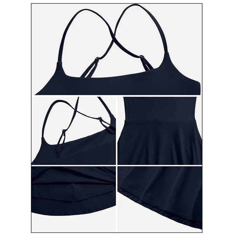 Mini Tennis Dress with Shorts