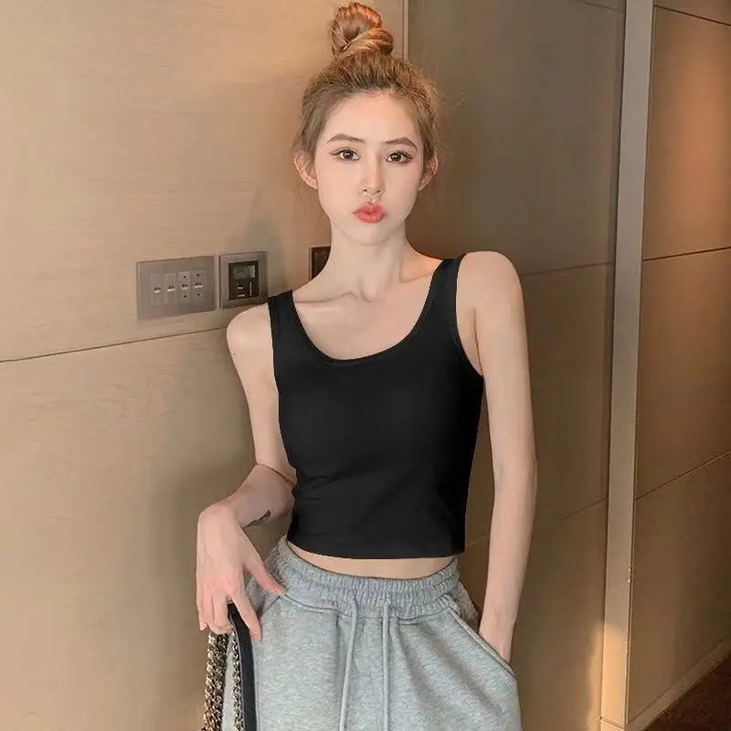 Candy Colour Crop Tops