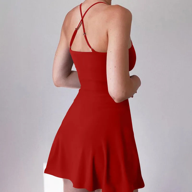 Mini Tennis Dress with Shorts