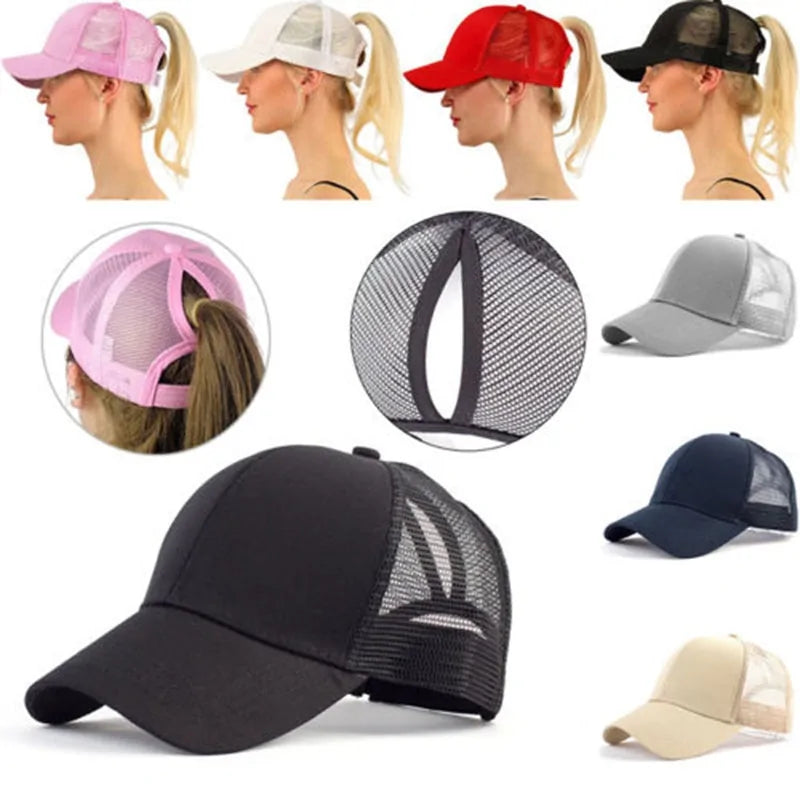 Blank Ponytail Hat