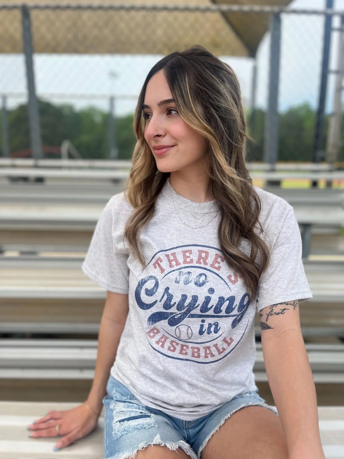 There's No Crying in Baseball Tee