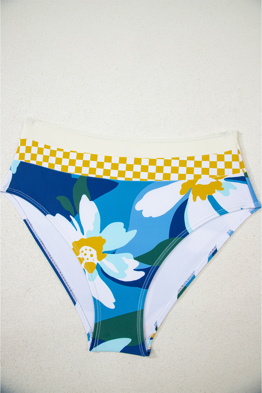 Floral Print Racerback Cutout High Waist 2pcs Bikini