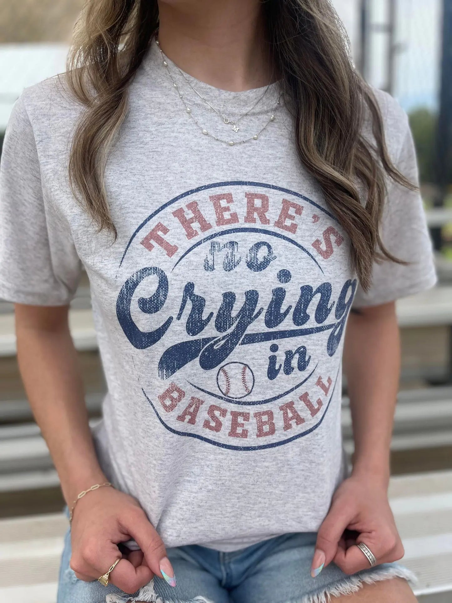 There's No Crying in Baseball Tee