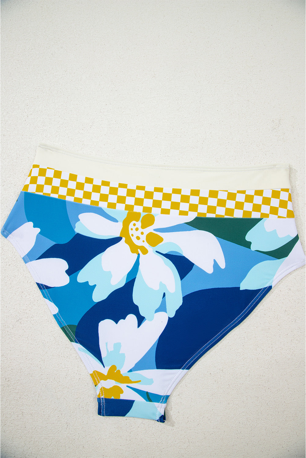 Floral Print Racerback Cutout High Waist 2pcs Bikini