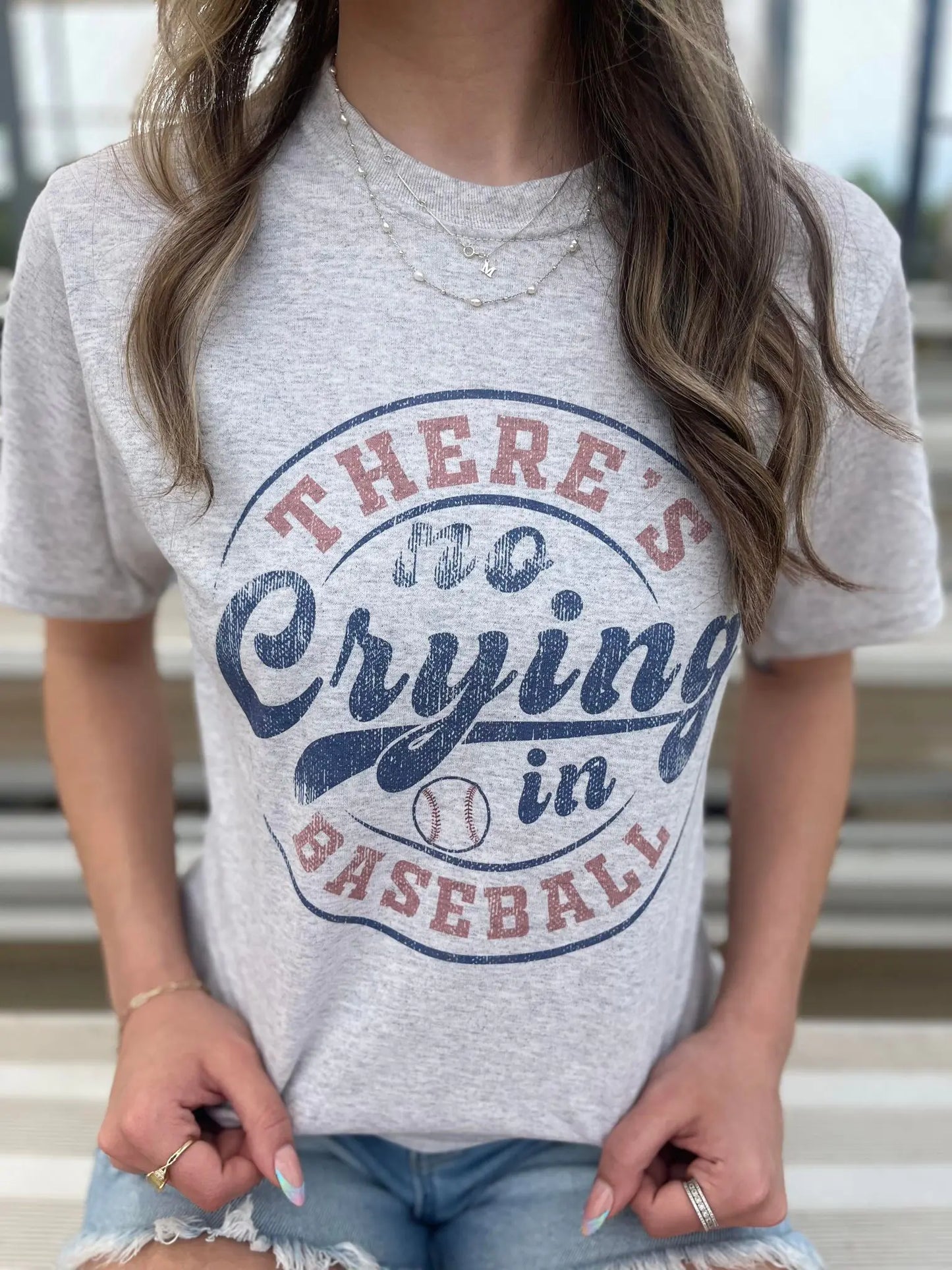 There's No Crying in Baseball Tee