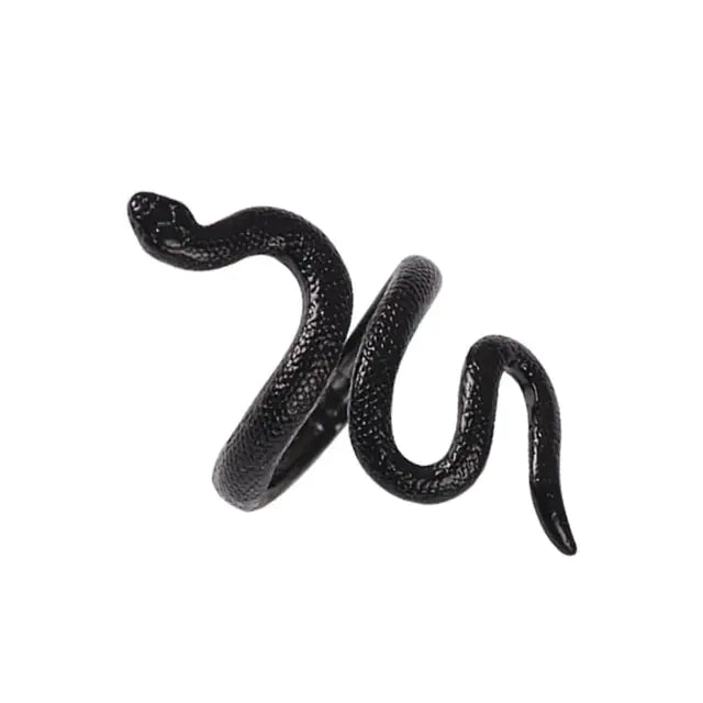 Punk Goth Snake Ring