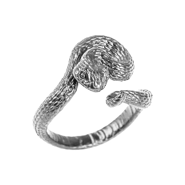 Punk Goth Snake Ring