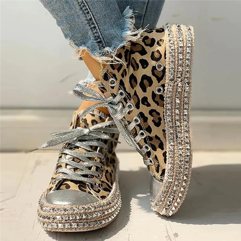 Leopard Canvas Shoes