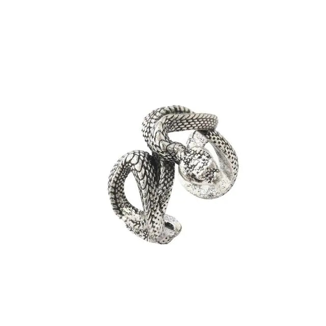 Punk Goth Snake Ring