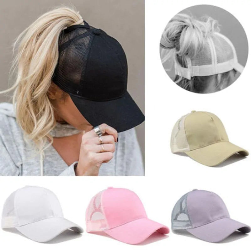 Blank Ponytail Hat